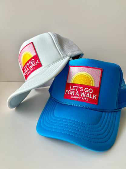 Let’s Go For A Walk Patch Trucker Hat